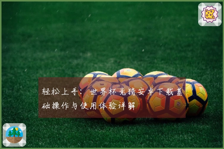 轻松上手：世界杯竞猜安卓下载基础操作与使用体验详解